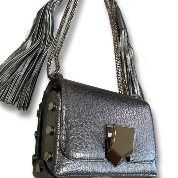 JIMMY CHOO 🤍, Lockett Petite Mug Platinum - Picture 3 of 17